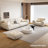 Creamy white Polyester Modular Sofa-587587476-587587479