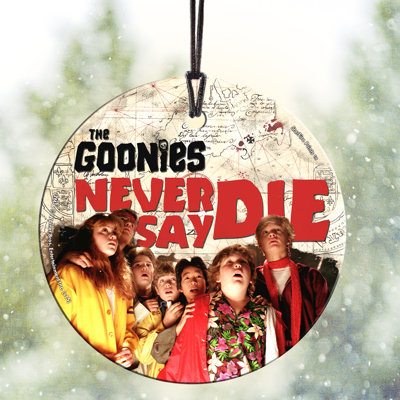 Décoration de verre suspendu goonies-soleil