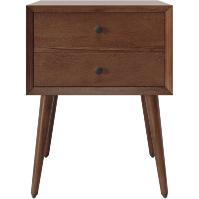 Modern Acacia Wooden Bed Cabinet