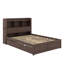 Lit plateforme pleine grandeur avec tablettes coulissantes, lit gigogne simple et 2 tiroirs-173519188