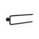 Universal Circular Double Wall Mounted Towel Bar