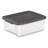 Sterilite ShelfTotes Clear Latched Plastic Storage Container-62345302-62345303