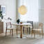 Table ronde simple de style nordique