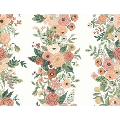 Rifle Paper Co. Garden Party 27"" L x 27"" W Smooth Wallpaper Rol -  RP7312