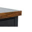 Table d'appoint 14 pouces - attrayante. Noir et whisky. Peuplier. Aucun assemblage requis. Conception de salon. Finition whisky. Assemblage. Meubles