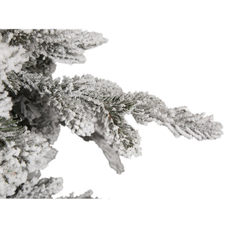 Bavarian Lighted Artificial Christmas Tree, 7.5'