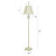 Lampe sur pied 61 po Parra