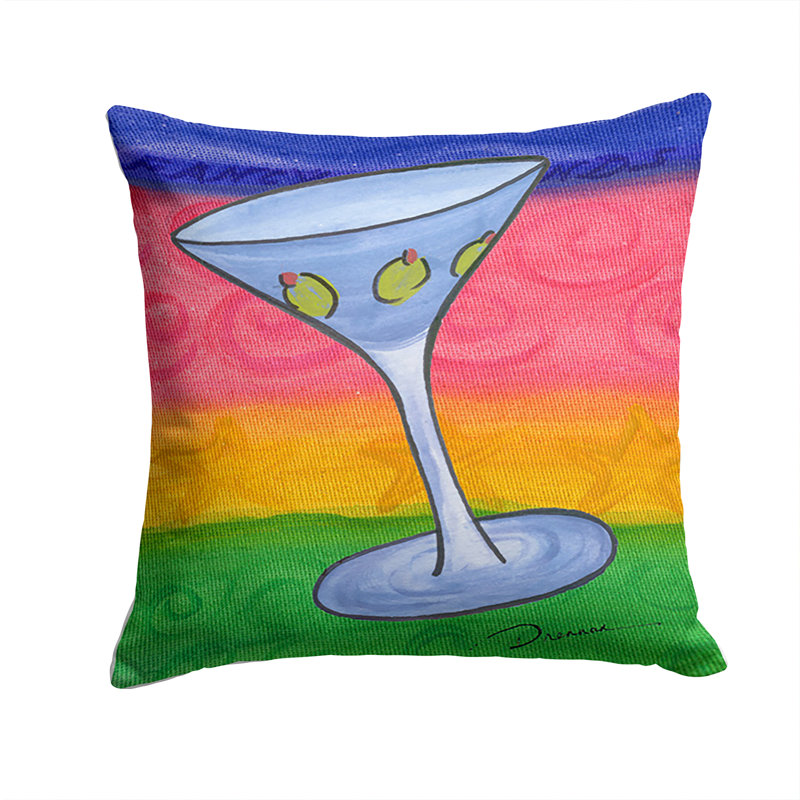 Coussin décoratif d’extérieur à l’intérieur martini
