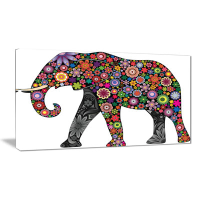 « joyeuse éléphant », impression sur toile