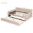 Full Size Upholstered Daybed With Trundle And Wood Slat Support, Perfect For Comfort And Guest Accommodation-166209257