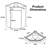 17" Freestanding Corner Single Bathroom Vanity With Ceramic Sink- Mirror Cabinet Not Included-1405152272