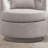 29" Wide Modern Soft Linen Swivel Barrel Chair With Lumbar Pillow-561304271