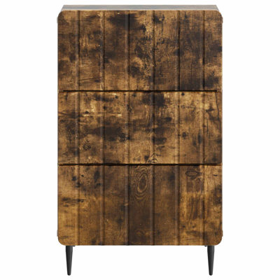 43cm W Manufactured Wood Bedside Table