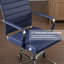 Chaise de bureau, chaise de salle de conférence en cuir PU à dossier moyen-131151464