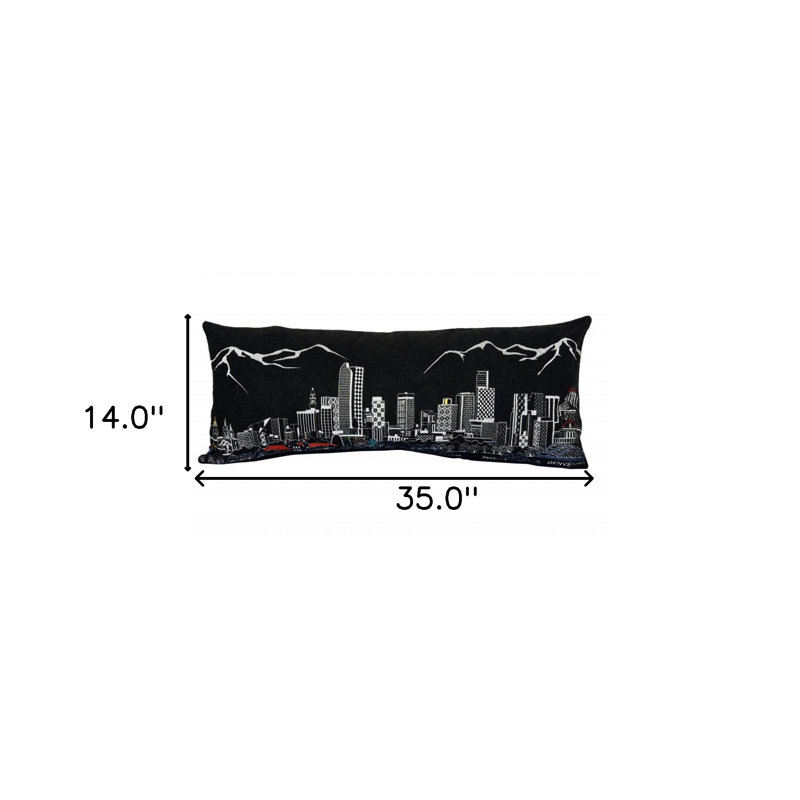 Coussin Denver, Noir