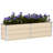 Planter Ivory Steel 62.99 x 15.75 x 17.72 in Rectangular Outdoor Flower Box-1712784193-1712784192