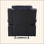 Fauteuil inclinable électrique en cuir synthétique-1697575156