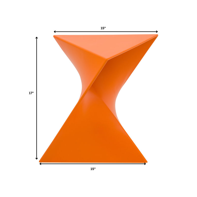 Table d'appoint Saralie, Orange