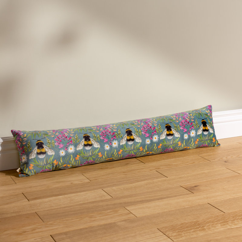 Obellia Floral Rectangular Floor Cushion