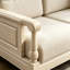 Canapé luxueux en tissu léger de style américain-652732809