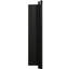 Armoire à miroir noire avec cadre en métal 24 po x 30 po - Support mural et rangement encastré pour salle de bain avec 3 tablettes réglables, verre trempé ou support