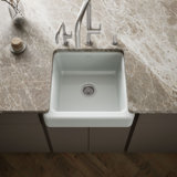 Whitehaven® Self-Trimming 24" L x 22" W Farmhouse Kitchen Sink