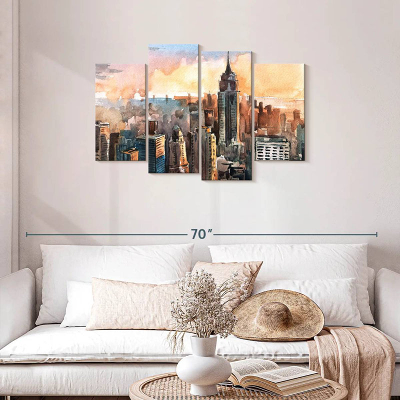 Sireci Structures In Manhattan, 27" H x 43" W
