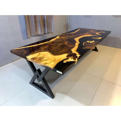 Santorini Solid Wood Dining Table