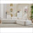 Modern 4-Seater Sectional Couch with four pillows-1415024654