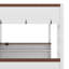 Grand lit superposé en bois avec tablettes intégrées et boîte de rangement, lits superposés à plancher bas, lumière DEL et station de charge USB-1223470802