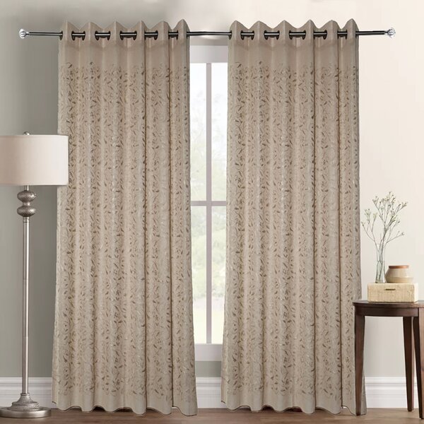 Red Barrel Studio® Polyester Semi-Sheer Curtains / Drapes Panel ...