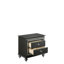 Table de chevet Karmila, table de chevet avec garniture scintillante en cristal, table d'appoint-1030726195