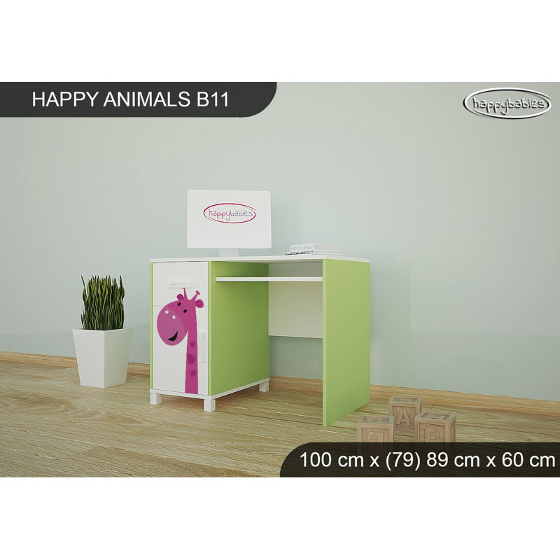 100cm Writing Desk, Green