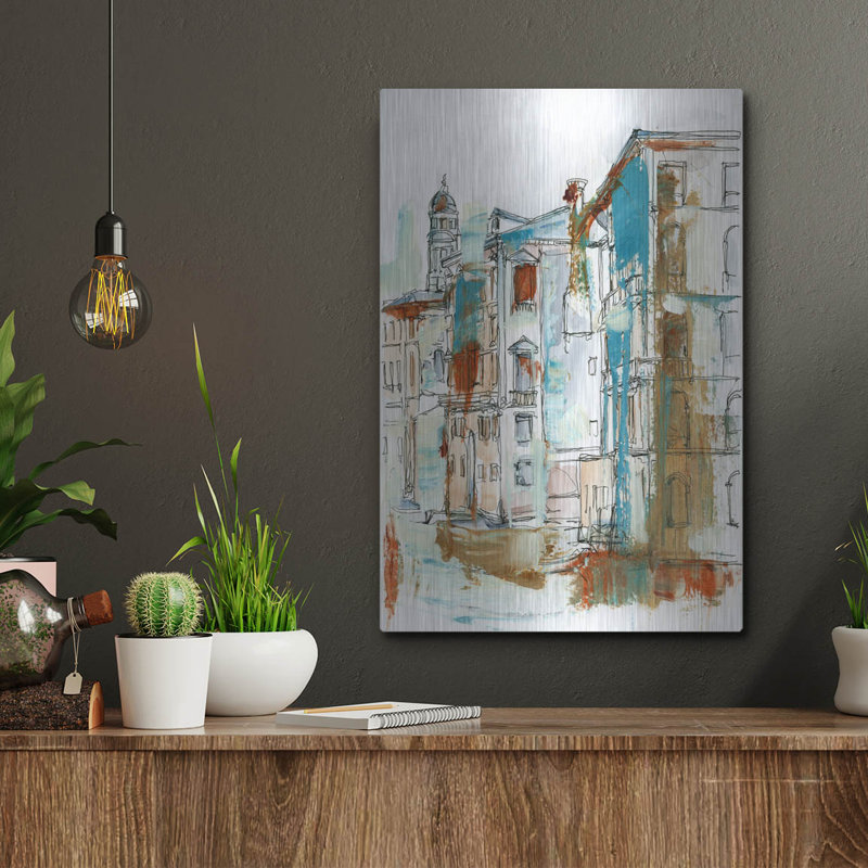 «Venetian Abstract 2» par Ethan Harper, H 16 po x l 12 po