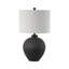 61cm Tall Ceramic Living Room Table Lamp, Bedside Lamp Linen Shade, Buffet Lamp-356571502-356571501