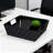 Heavy-Duty Rectangular Storage Basket With Built-In Handles, Steel Frame And Woven Polypropylene Fabric For Home Organization