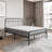 Metal Platform Bed Frame With Headboard, Strong Slat Support, No Box Spring Needed-380406512