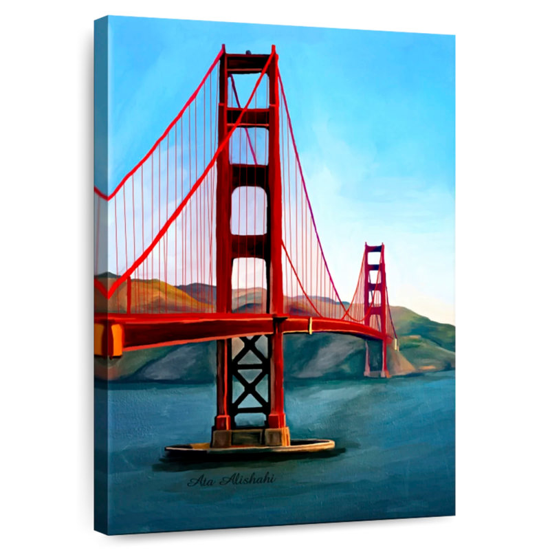 Aime Golden Gate Bridge, 45" H x 30" W