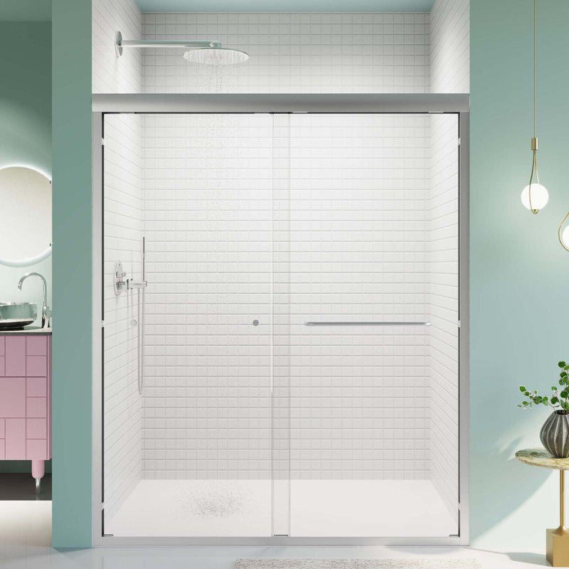 Portes de douche, Chrome