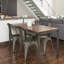 Chaise Hironari gris acier