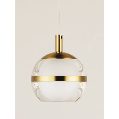 Luminaire suspendu simple à 1 lumière