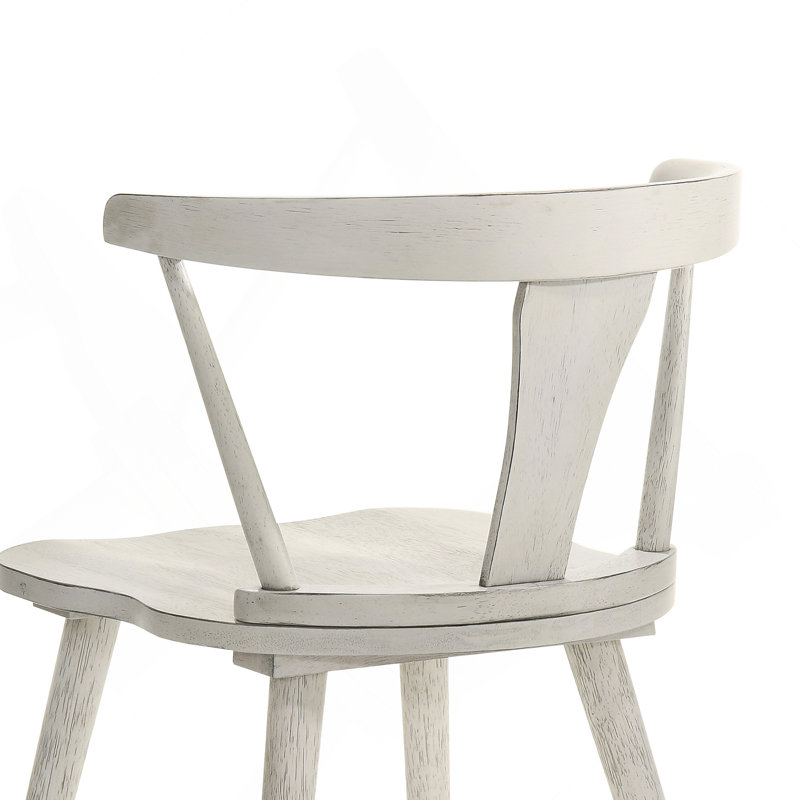 Ensemble de 2 pièces pour chaise de salle à manger rustique moderne de style campagnard au design rétro, facile à assembler