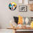 Glass Wall Clock