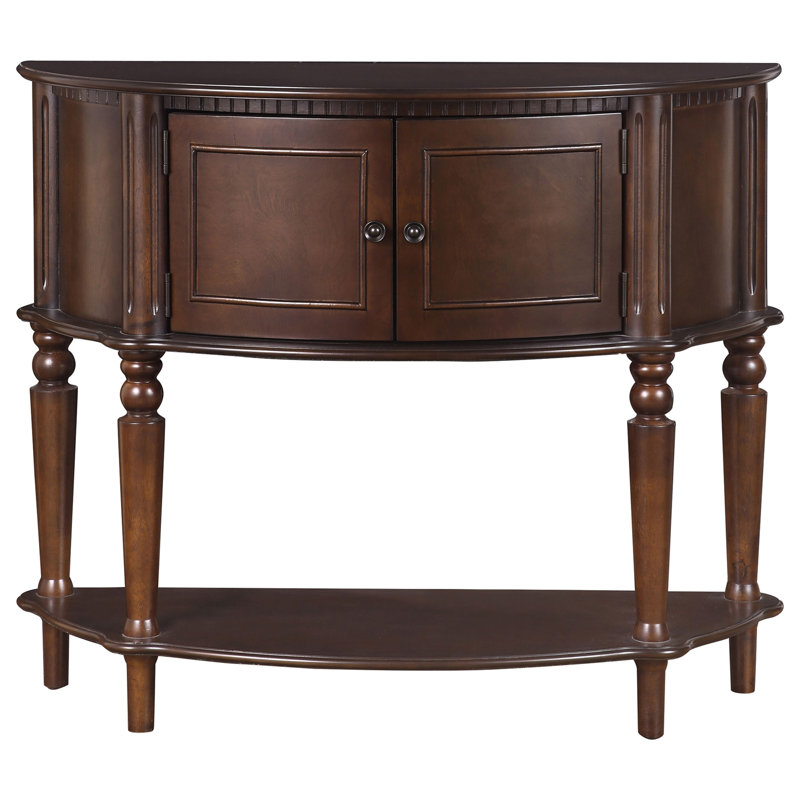 1 console traditionnelle 2 portes Demilune