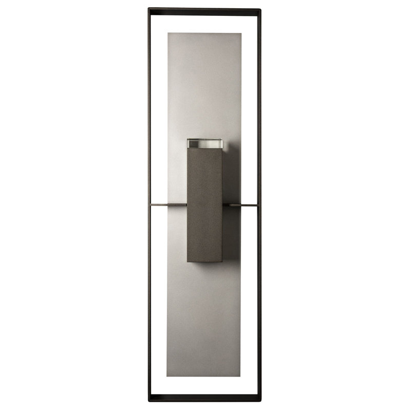 Aluminum Wall Light, Coastal Burnished Steel, 45" H x 13" W x 5.4" D, Coastal Oil Rubbed Bronze