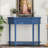 Dechlan End Table with Carved, Console Table with Drawer for Entrance, Living Room, Bedroom.-866812423