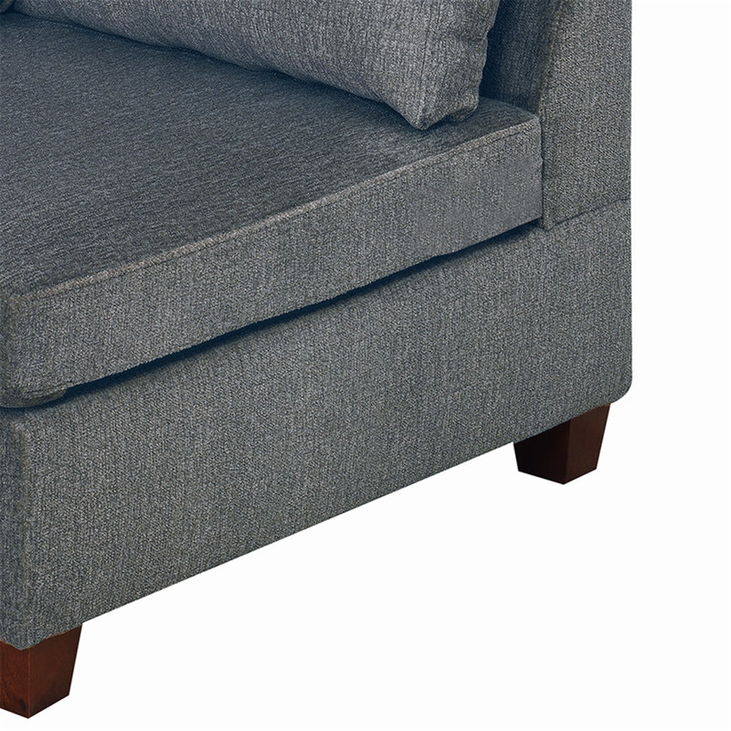 Canapé modulaire en chenille 74 po