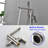 2 Handle Floor Clawfoot Tub Faucet with Diverter-73881918