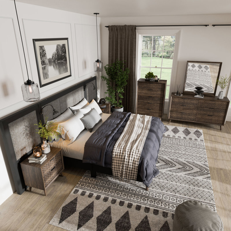 Coleford Concepcion 6-Piece Bedroom Set, Queen