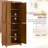 Freestanding Tall Kitchen Pantry Storage Cabinet